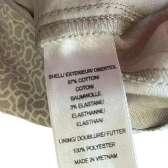 Adriana Papell Women’s Gray And White Geoprint Pants, Size 14 - Picture 9 of 10